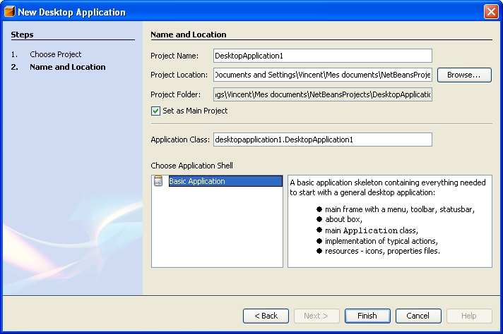 Java Desktop Application