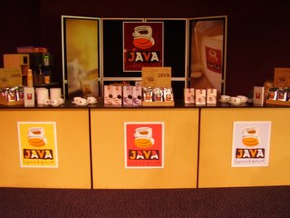 stand de café Java